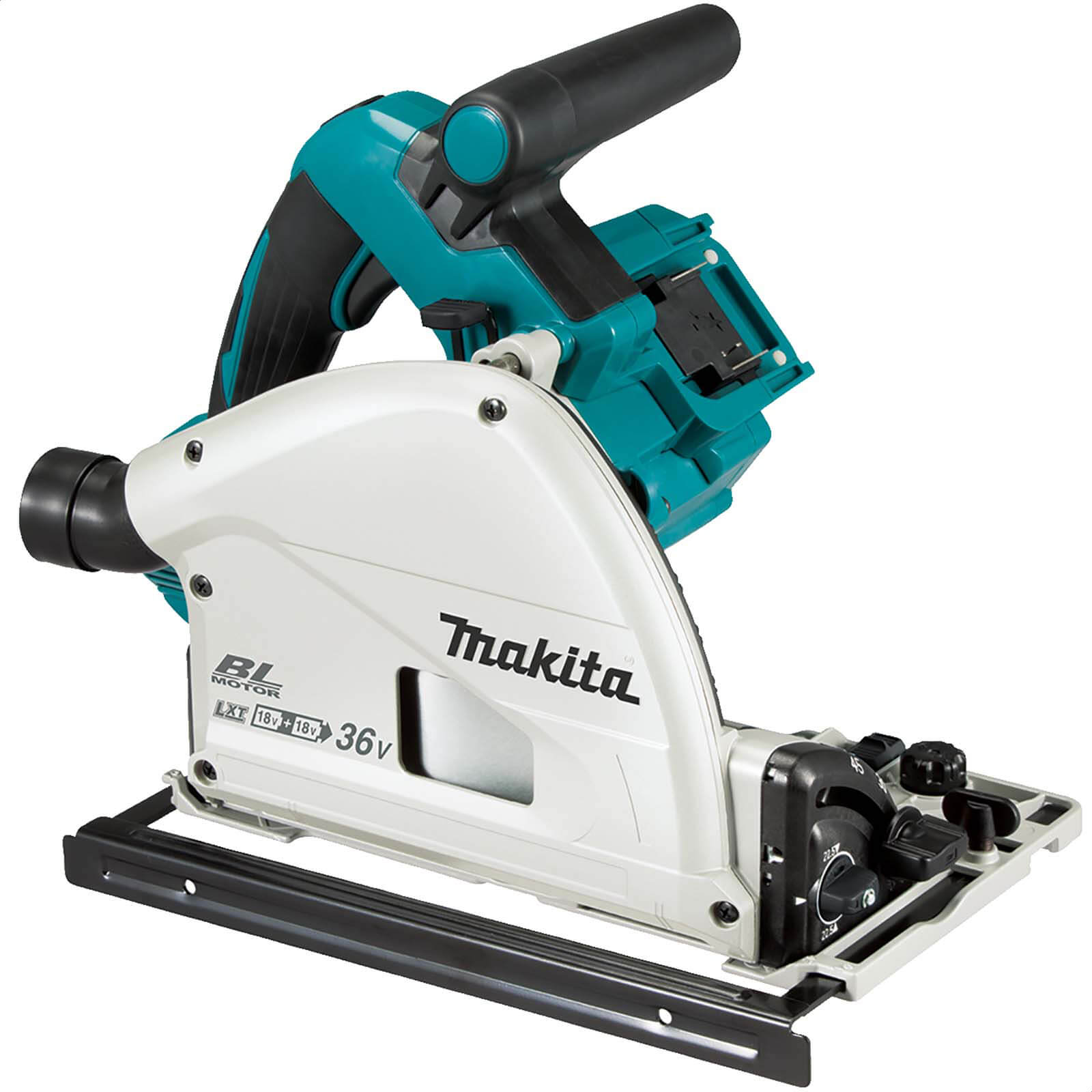Makita DSP601 Twin 18v LXT Cordless Brushless Plunge Saw 165mm No Batteries No Charger Case