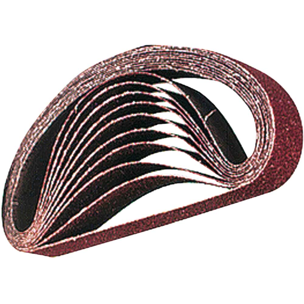 Photo of Makita 30mm X 533mm Aluminium Oxide Sanding Belt 30mm X 533mm 80g Pack Of 5