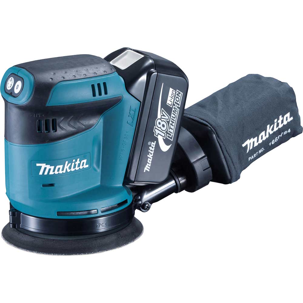 Makita DBO180 18v Cordless LXT Orbital Disc Sander Palm Sanders