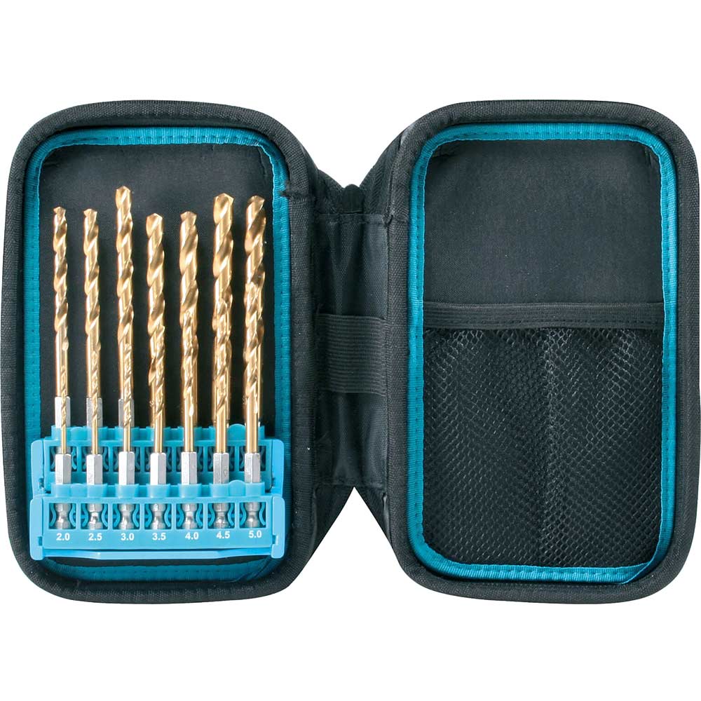 Photo of Makita 14 Piece Hex Shank Hss Tin Drill Bit Set