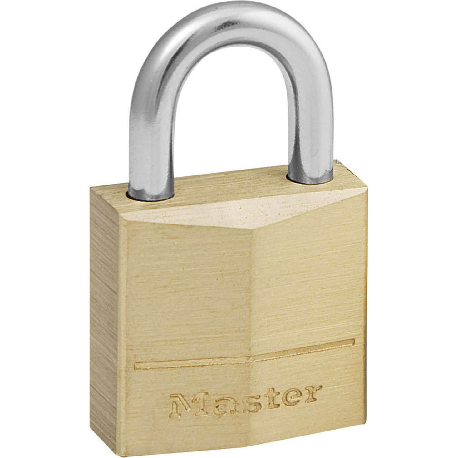 Click to view product details and reviews for Masterlock Solid Brass Padlock 20mm Standard.