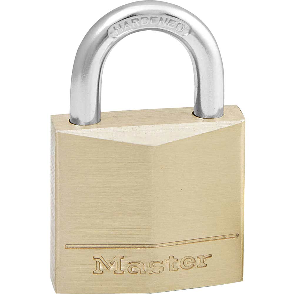 Photo of Masterlock Solid Brass Padlock 30mm Standard