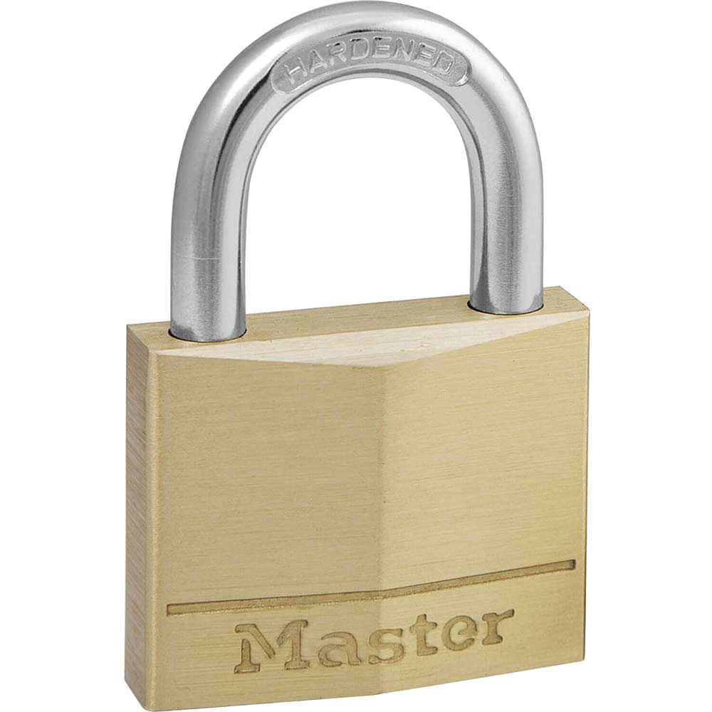 Photo of Masterlock Solid Brass Padlock 40mm Standard
