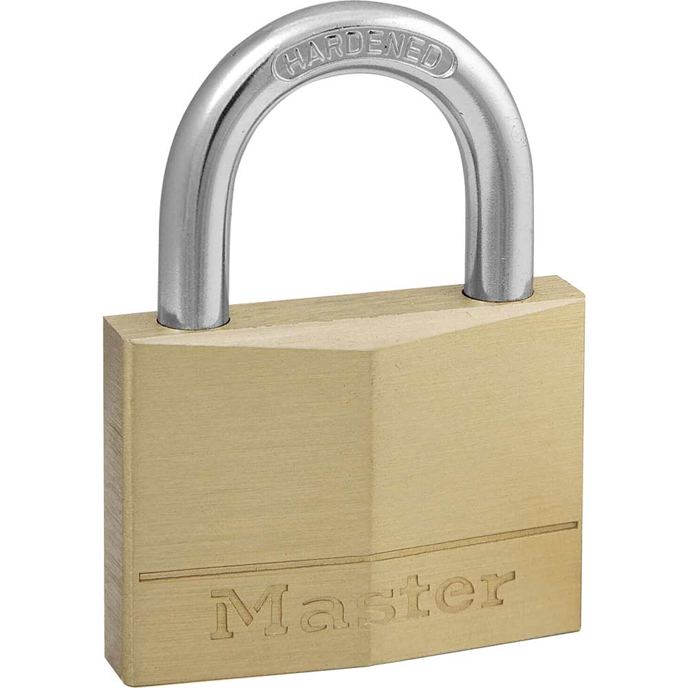 Photo of Masterlock Solid Brass Padlock 50mm Standard