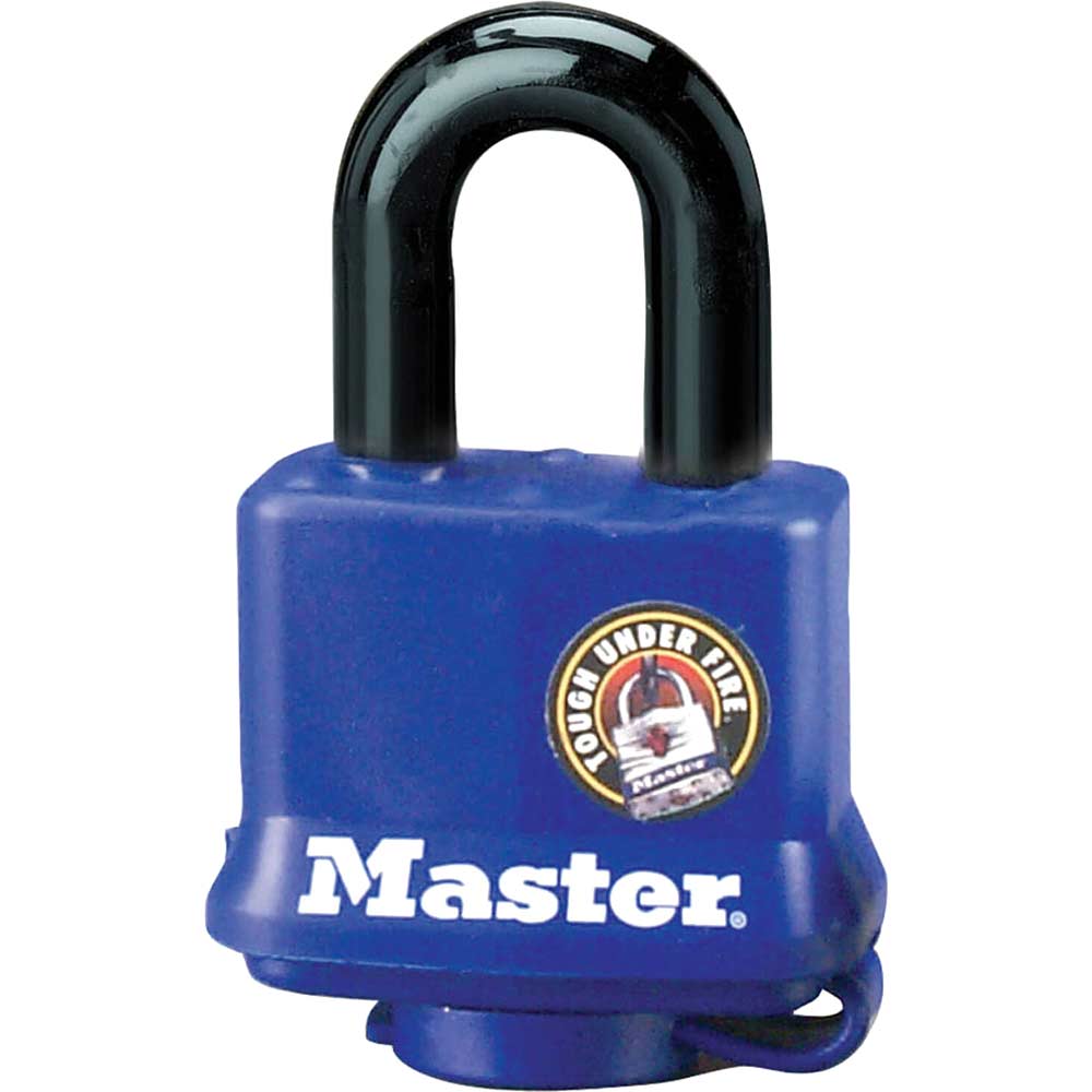 Photo of Masterlock Weather Tough Padlock 40mm Blue Standard