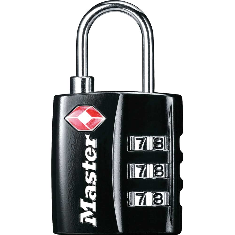 Photo of Masterlock Tsa Combination Padlock 30mm Black Standard