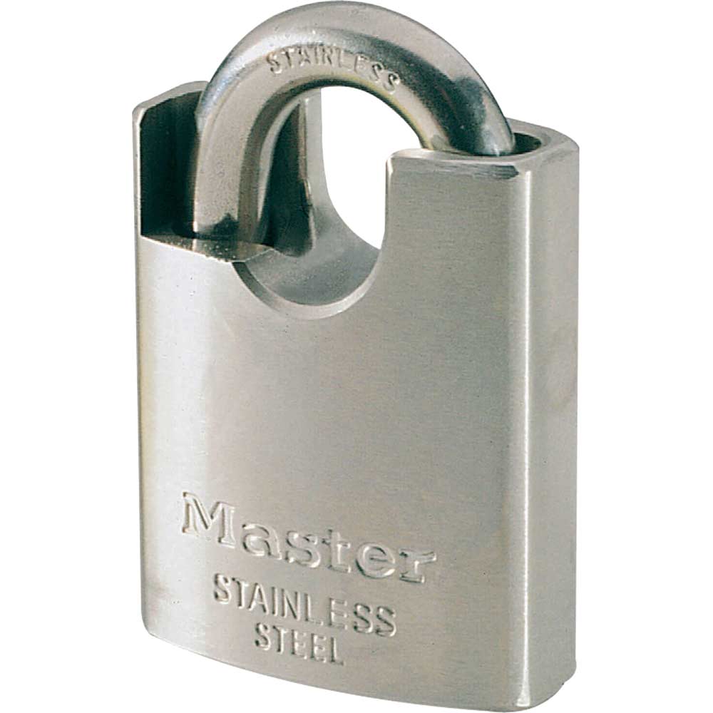 Photo of Masterlock Marine Padlock Shrouded Shackle 50mm Standard
