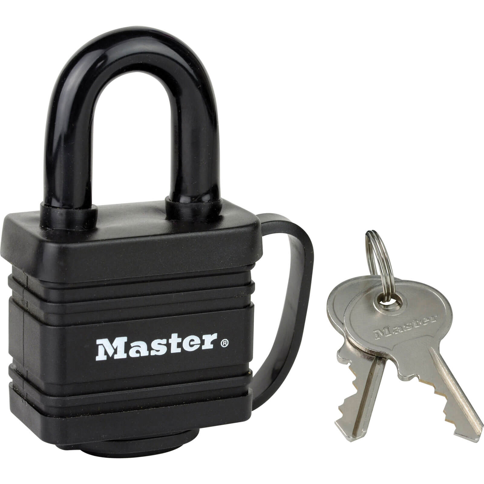 Click to view product details and reviews for Masterlock Weather Tough Padlock 40mm Black Standard.