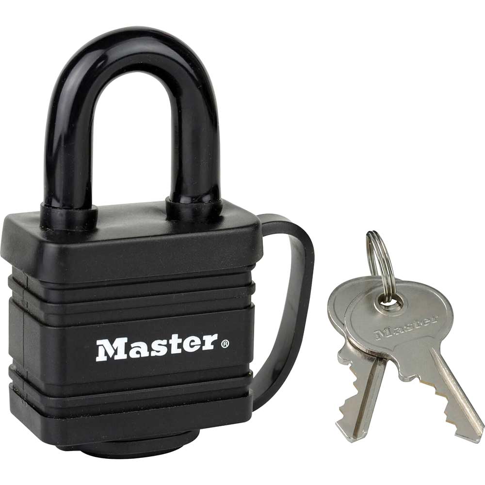 Photo of Masterlock Weather Tough Padlock 40mm Black Standard