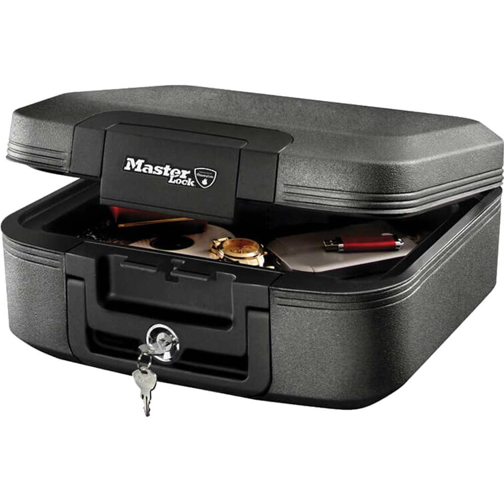 Image of Master Lock Medium Key Locking Fire and Water Chest