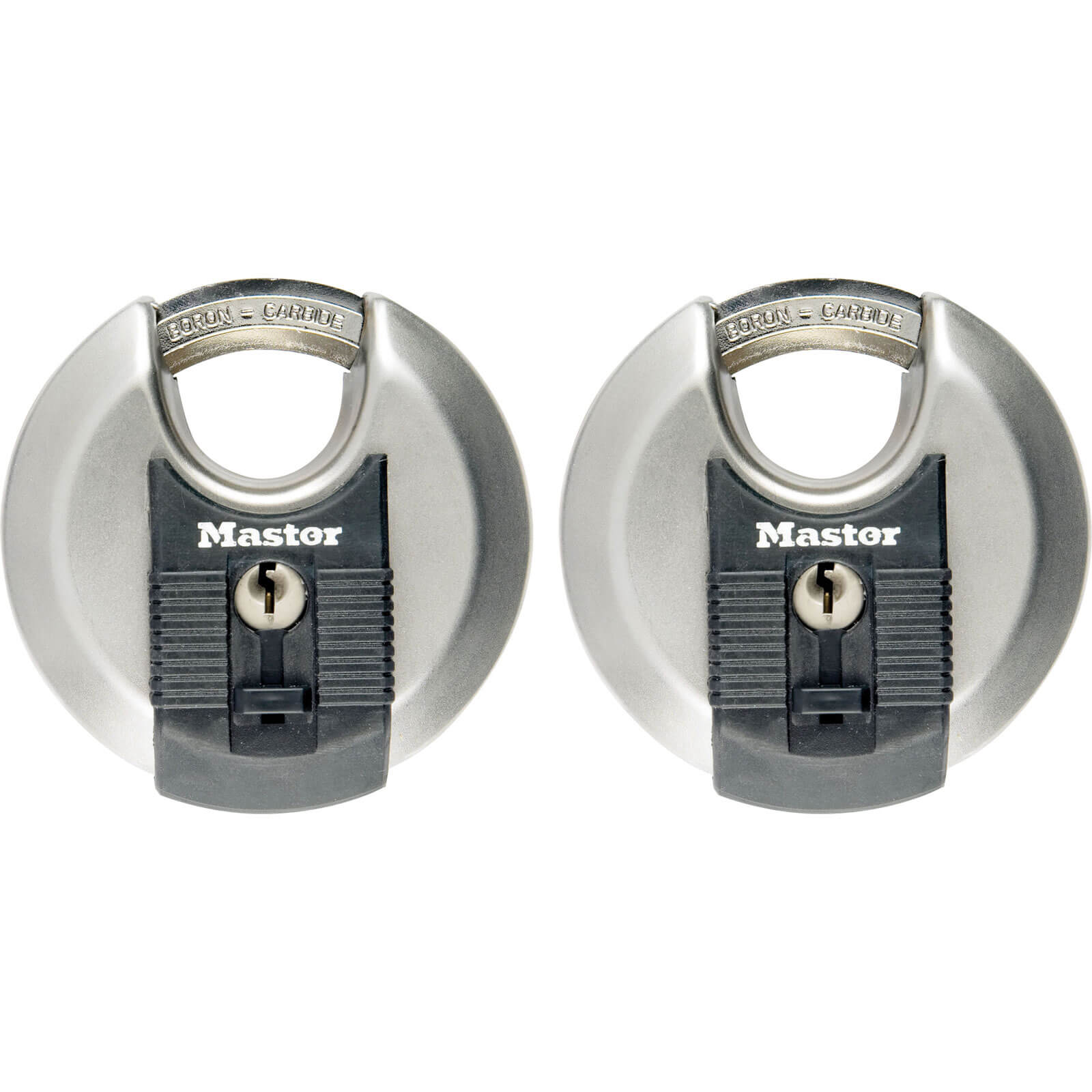Click to view product details and reviews for Masterlock Excell Stainless Steel Discus Padlock Pack Of 2 Keyed Alike 70mm Standard.