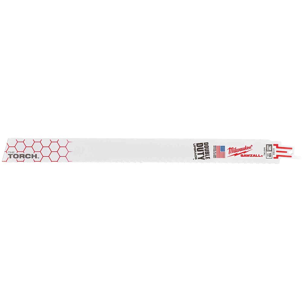 Photo of Milwaukee Heavy Duty Torch Demolition Reciprocating Saw Blade 300mm Pack Of 25