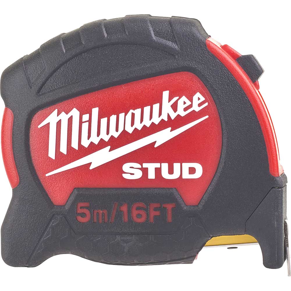 Image of Milwaukee Stud Tape Measure Imperial & Metric 16ft / 5m 27mm