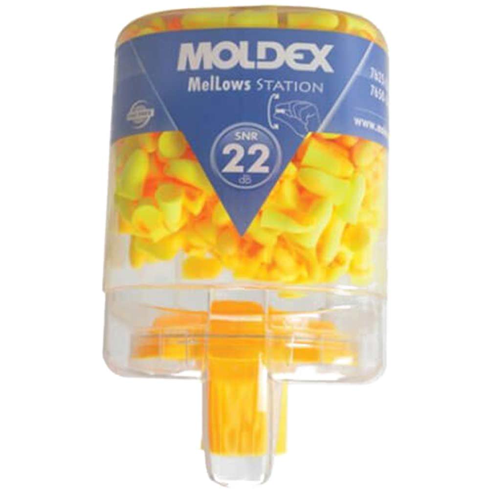 Image of Moldex Disposable Foam Mellows Ear Plugs Station Refill Pack of 250