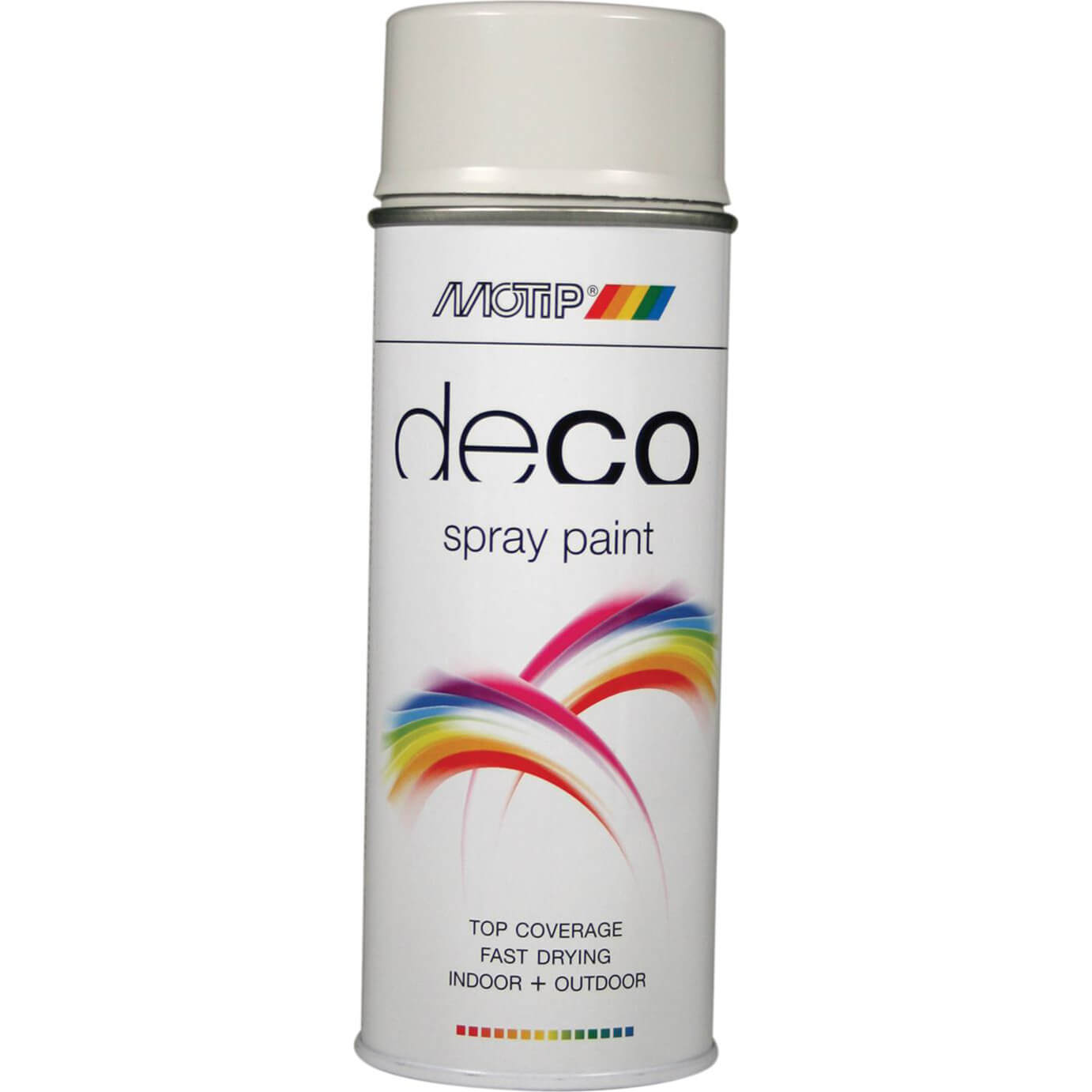 Motip Deco High Gloss RAL Spray Paint Light Grey 400ml