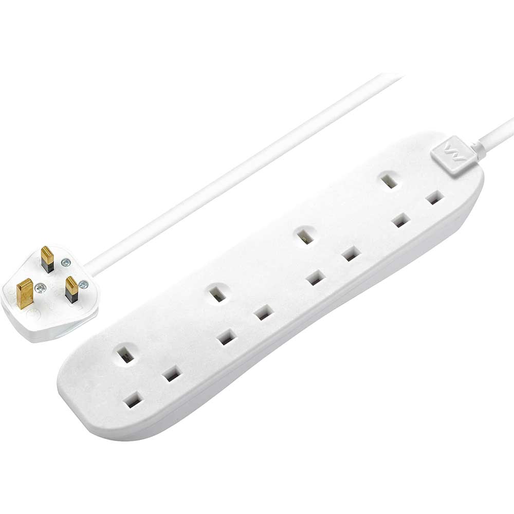 Image of Masterplug 4 Socket Extension Lead 5m