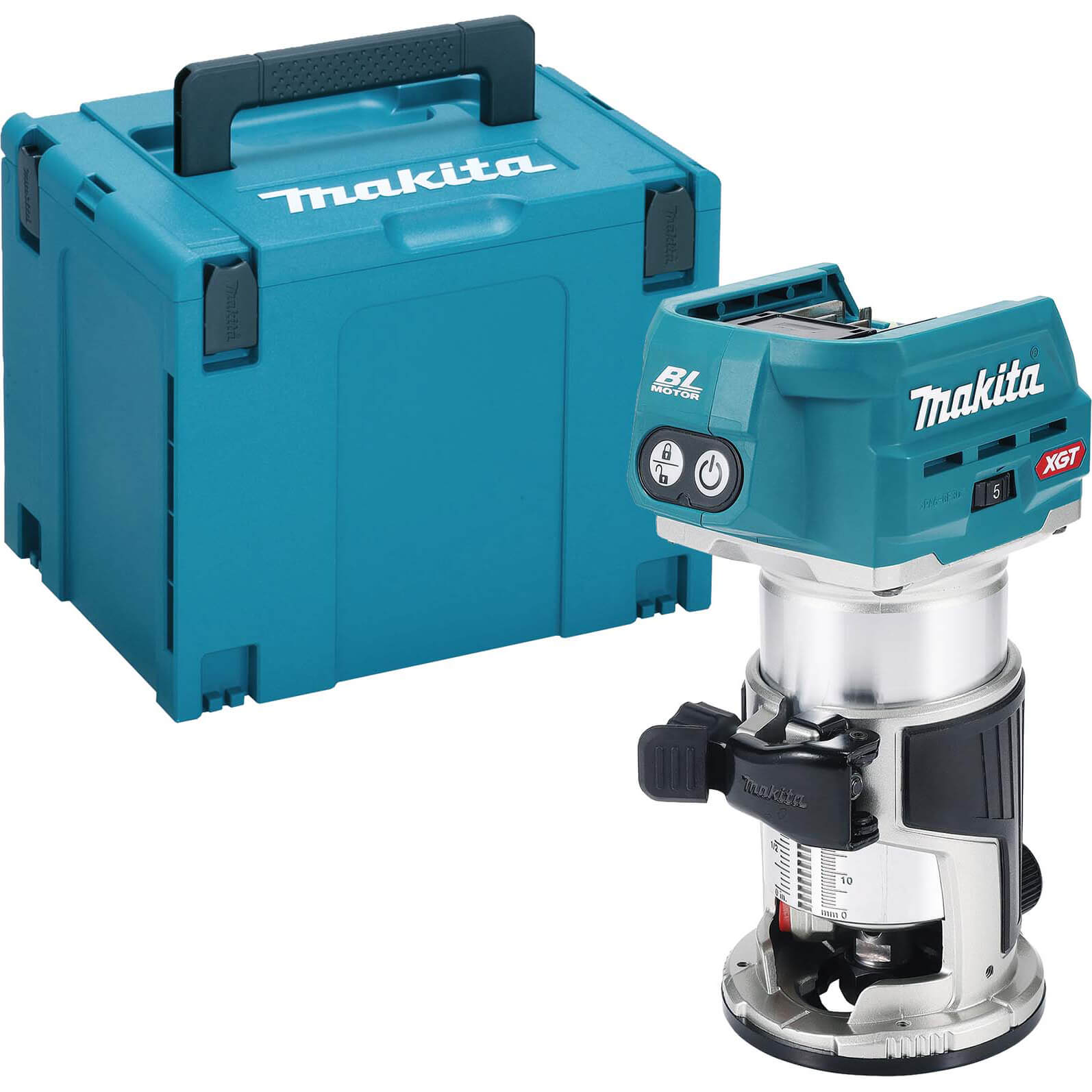 Makita RT001G 40v Max XGT Cordless Brushless 1/4" Trim Router No Batteries No Charger Case & Accessories