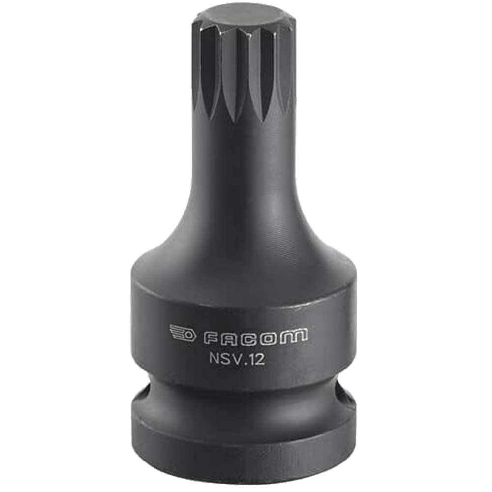 Facom 1/2" Drive XZN Impact Socket Bit 1/2" M8