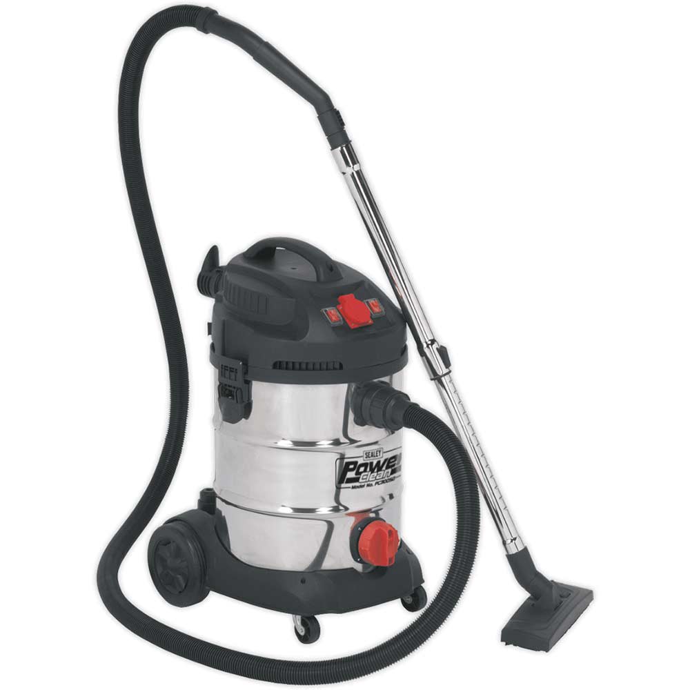 Sealey PC300SDAUTO Wet & Dry Vacuum Cleaner 240v