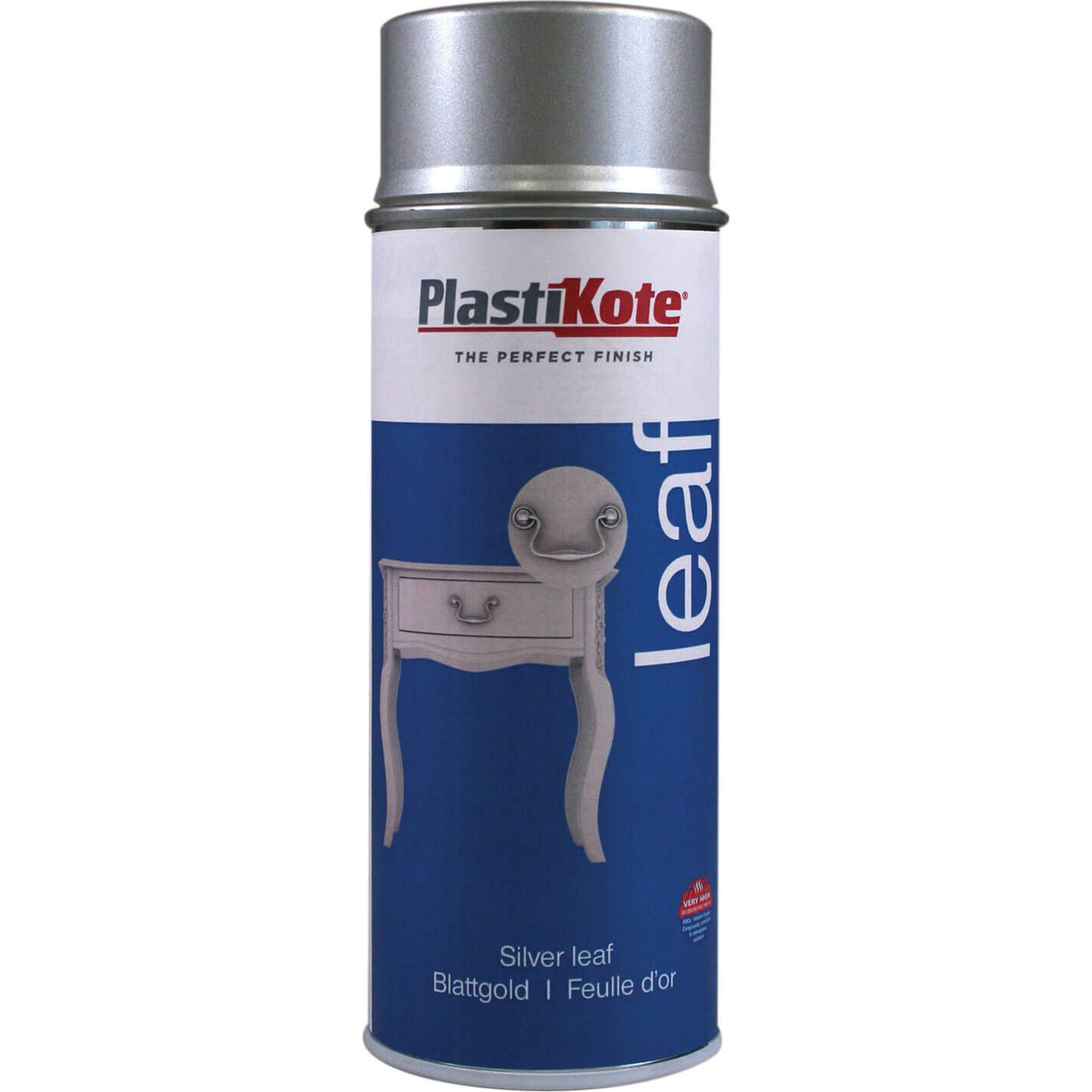 Click to view product details and reviews for Plasti Kote Leaf Spray Silver 400ml.