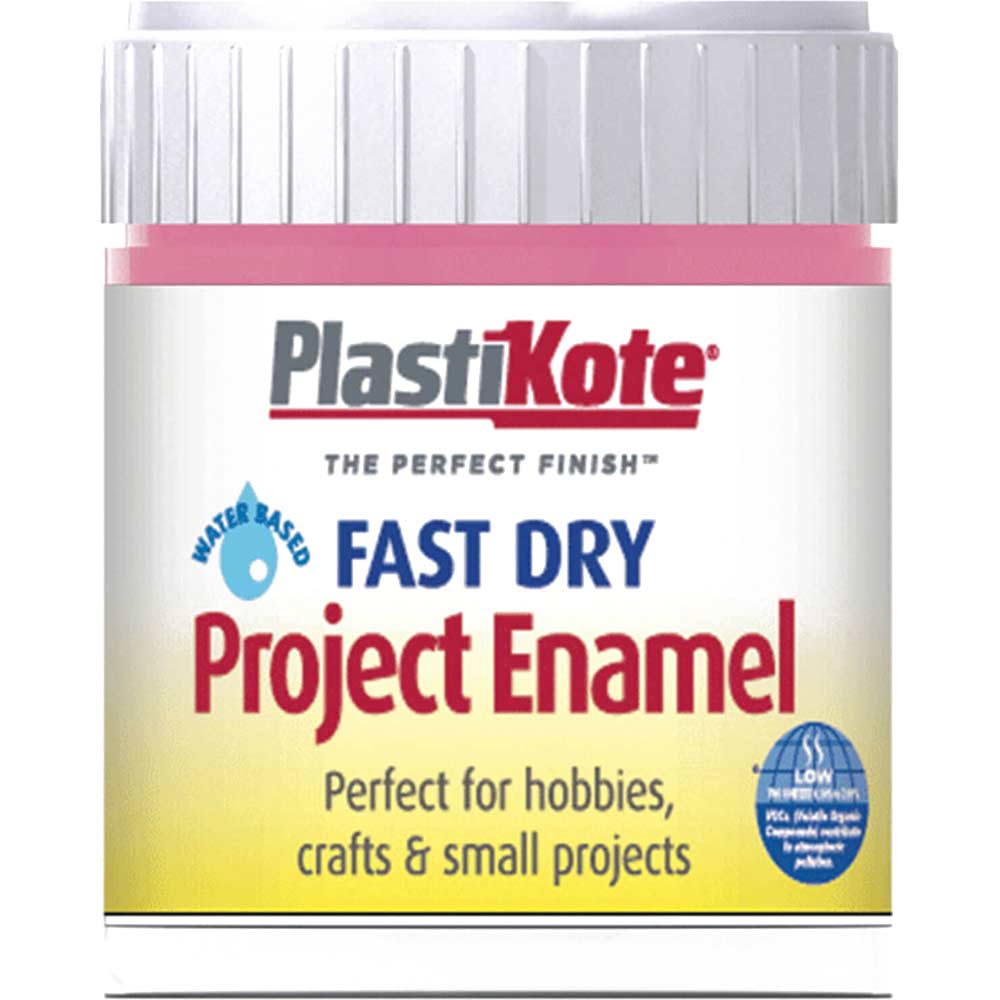Photo of Plastikote Fast Dry Enamel Paint Hot Pink 59ml