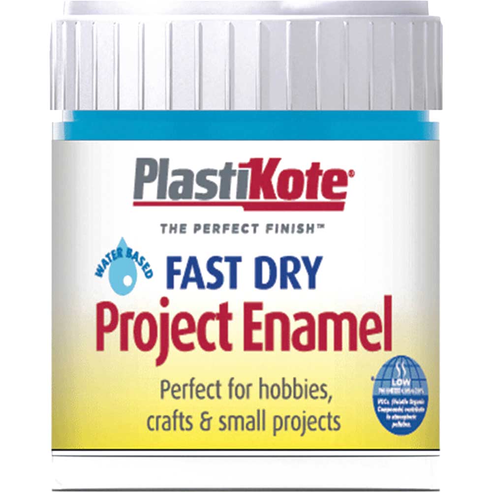 Photo of Plastikote Fast Dry Enamel Paint Sky Blue 59ml