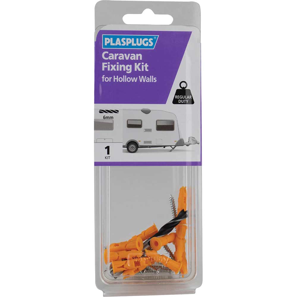 Image of Plasplugs Caravan Fixing Kit for Hollow Walls