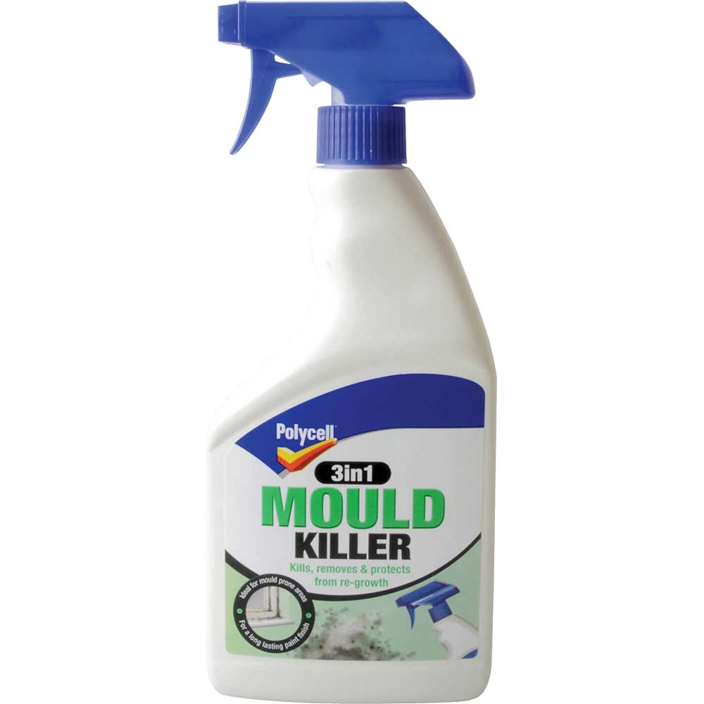 Image of Polycell 3 in 1 Mould Killer Spray 500ml