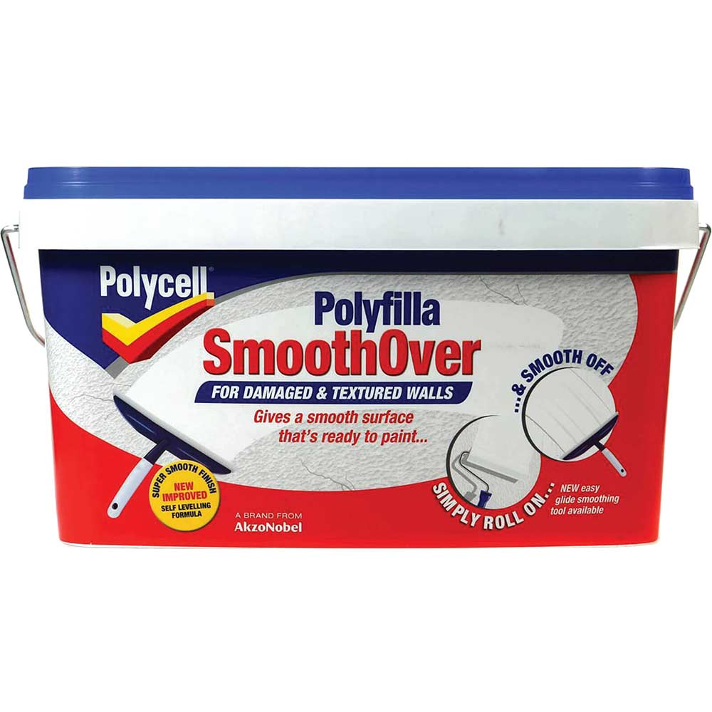 Photo of Polycell Smooth Over For Damaged And Textured Walls 5l