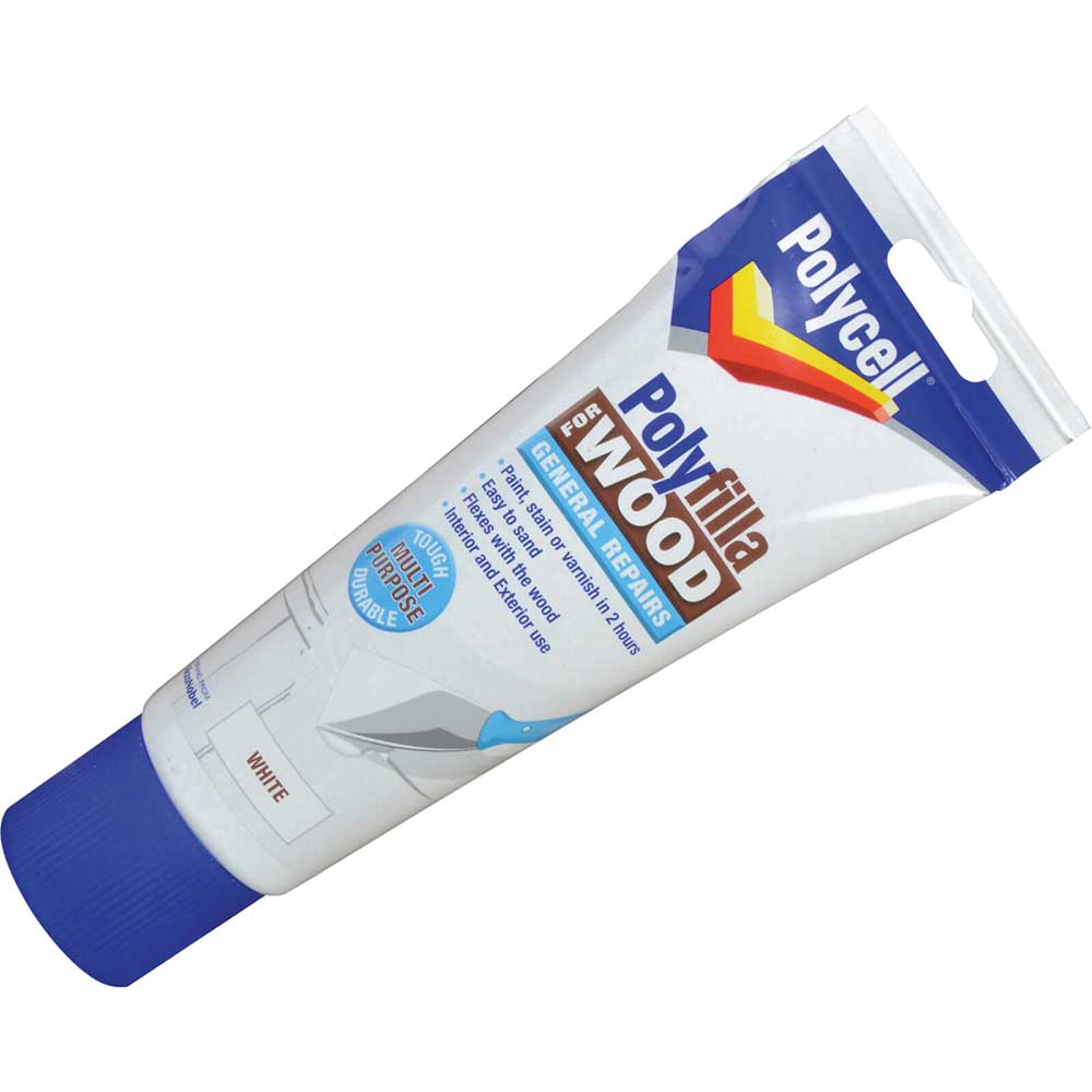 Photo of Polycell Polyfilla For Wood General Repairs White 330g