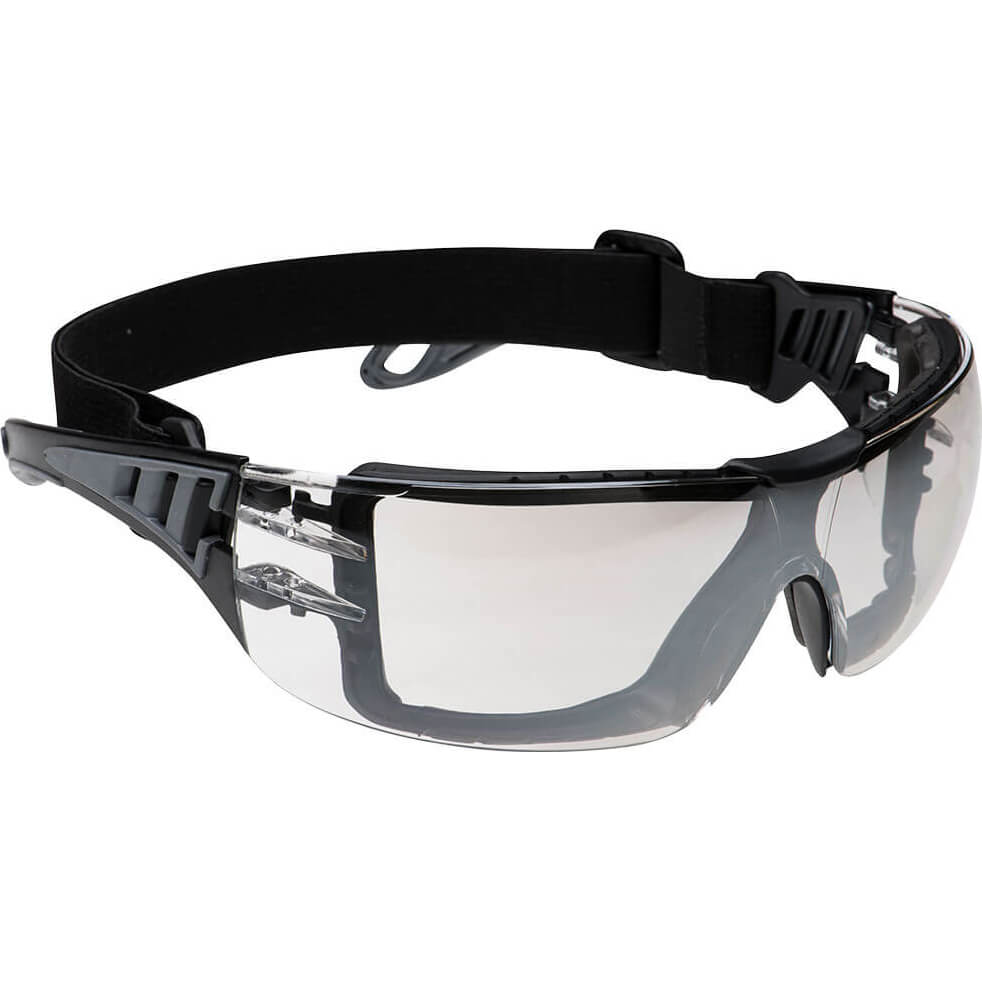 Portwest Tech Look Plus Safety Goggles Grey Mirror