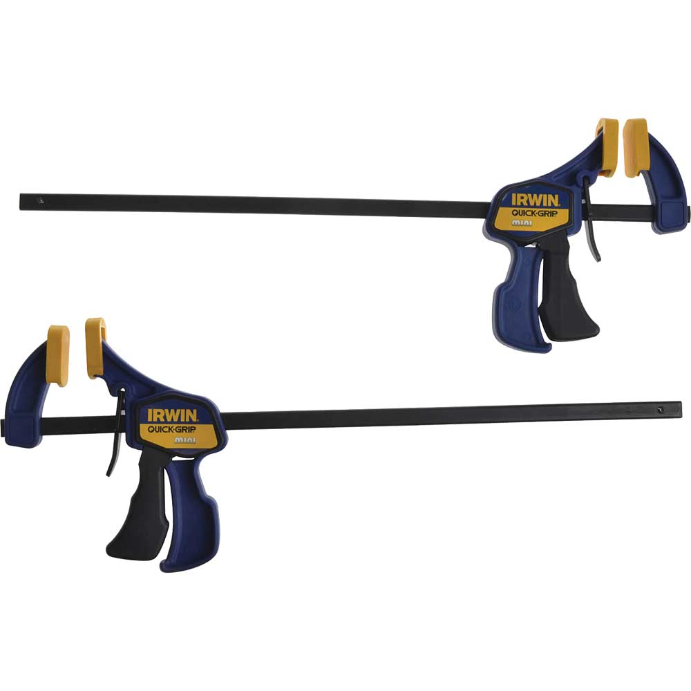 Irwin Quick Grip Mini Bar Clamp Twin Pack Quick Clamps