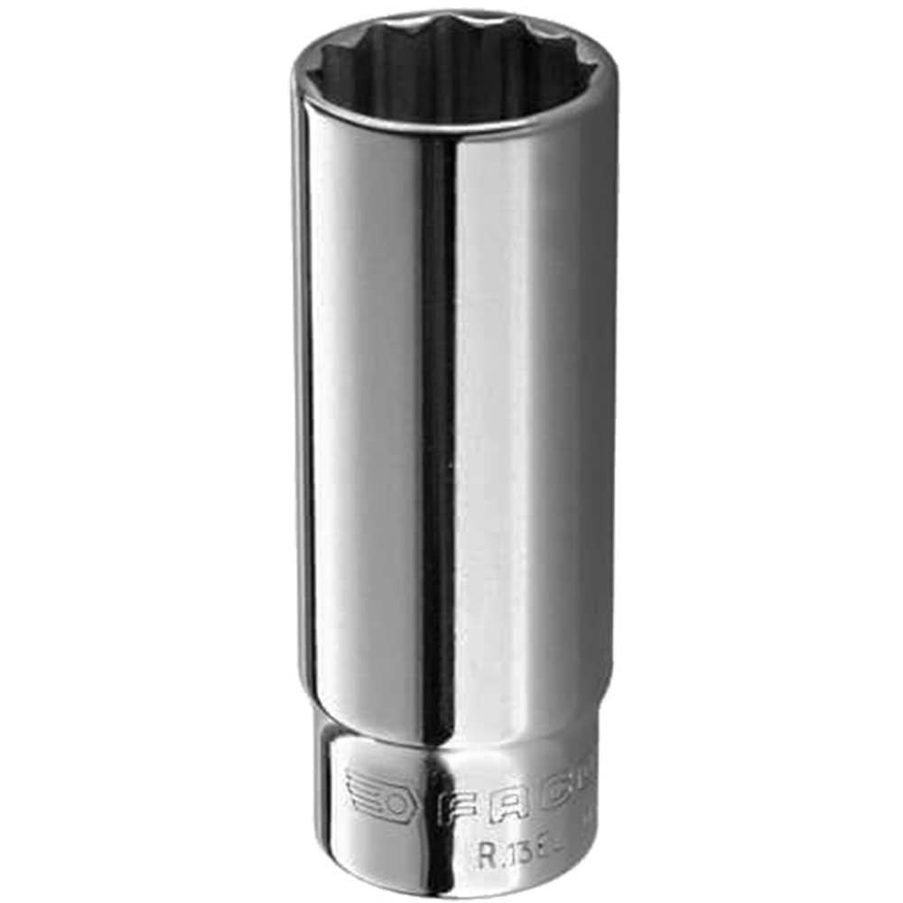 Image of Facom R.EL 1/4" Drive Deep Bi Hexagon Socket Metric 1/4" 13mm