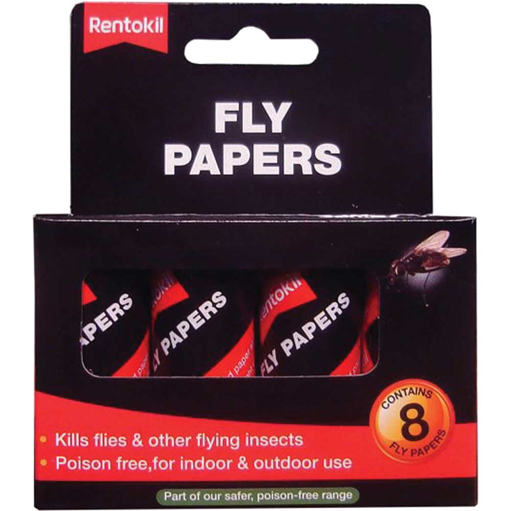 Image of Rentokil Flypapers Pack of 8