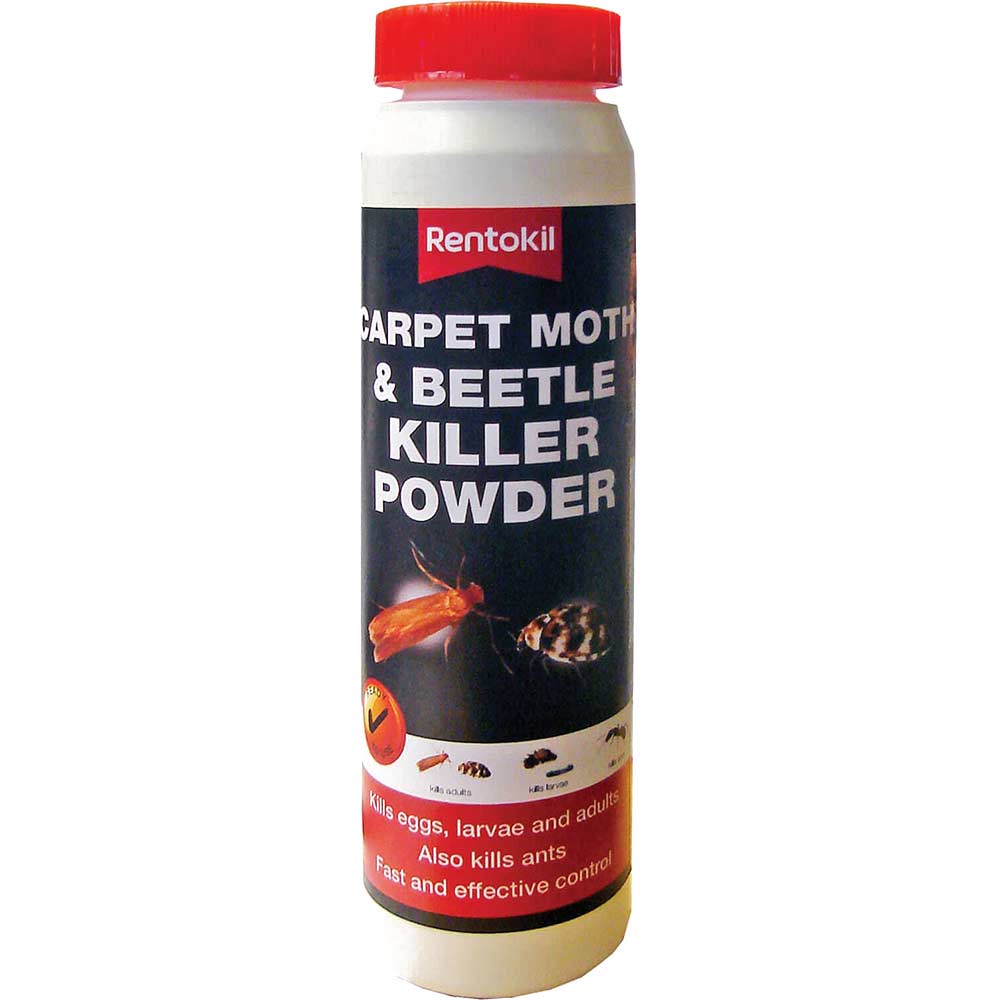 Rentokil Carpet Moth and Beetle Killer Powder House Pest Control