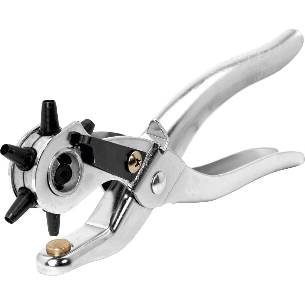 Image of Rapid Rotating Leather Hole Punch Pliers