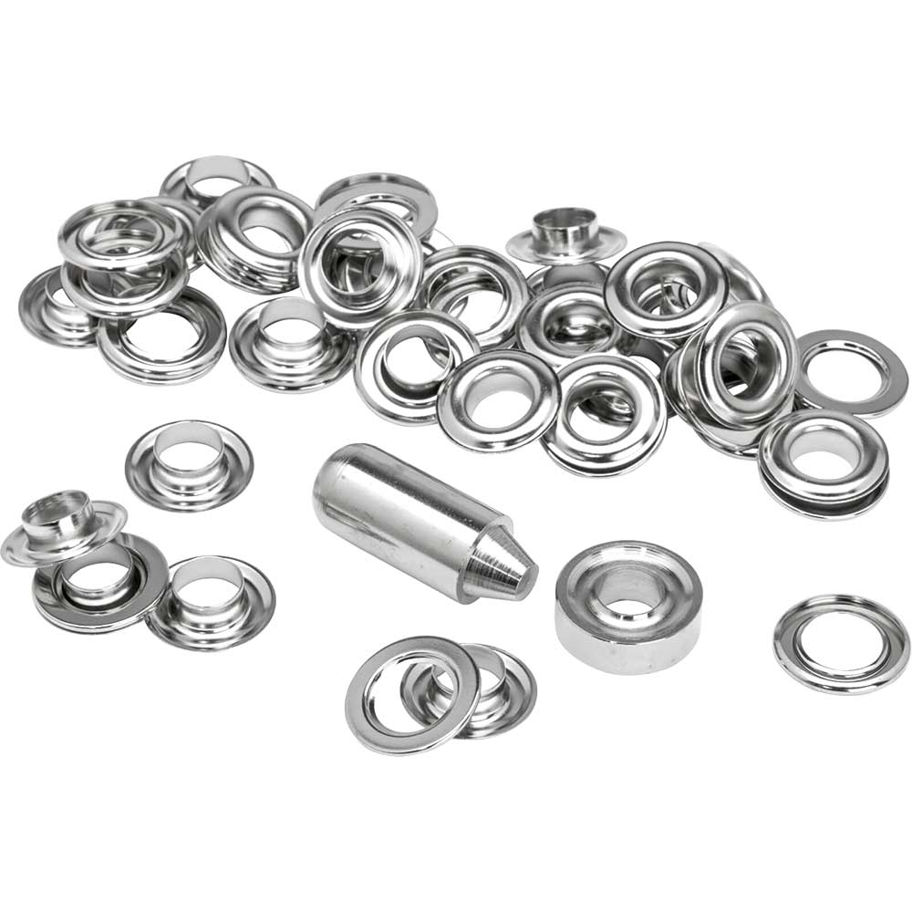 Image of Rapid Aluminium Grommets 12mm Pack of 25