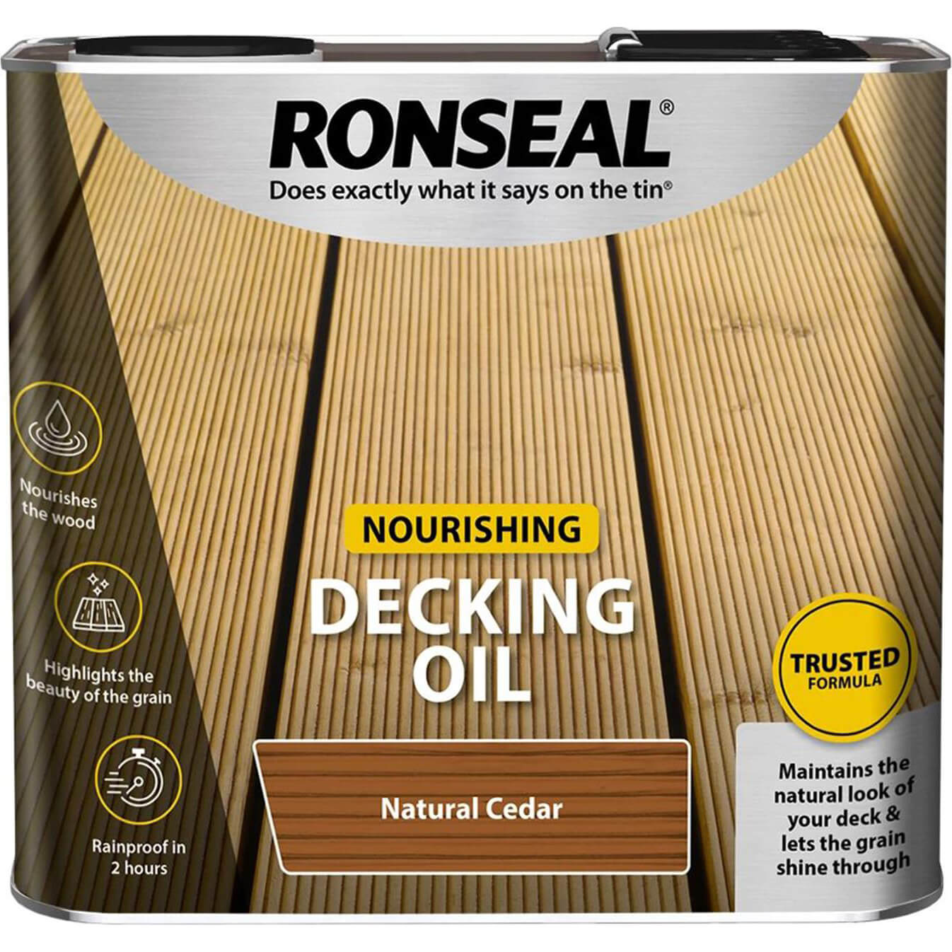 Ronseal Decking Oil Natural Cedar 2.5l