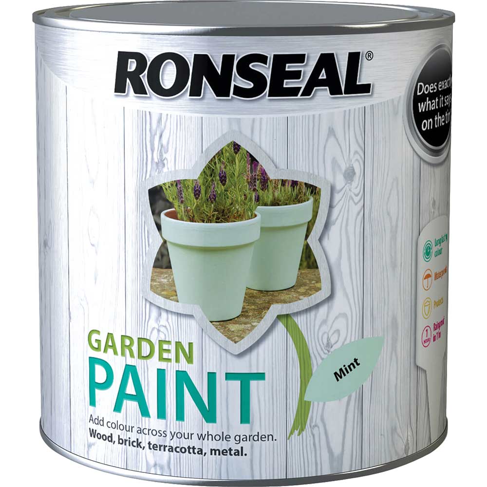 Photo of Ronseal General Purpose Garden Paint Mint 2.5l