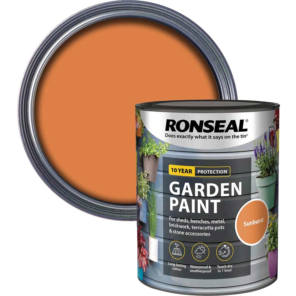 Photo of Ronseal General Purpose Garden Paint Sunburst 750ml