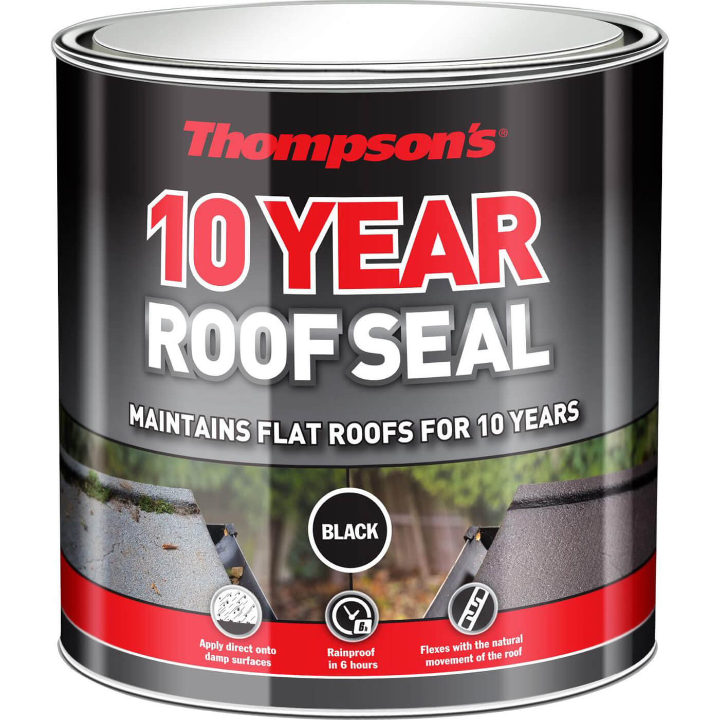 Ronseal Thompsons High Performance Roof Seal 2.5l Black