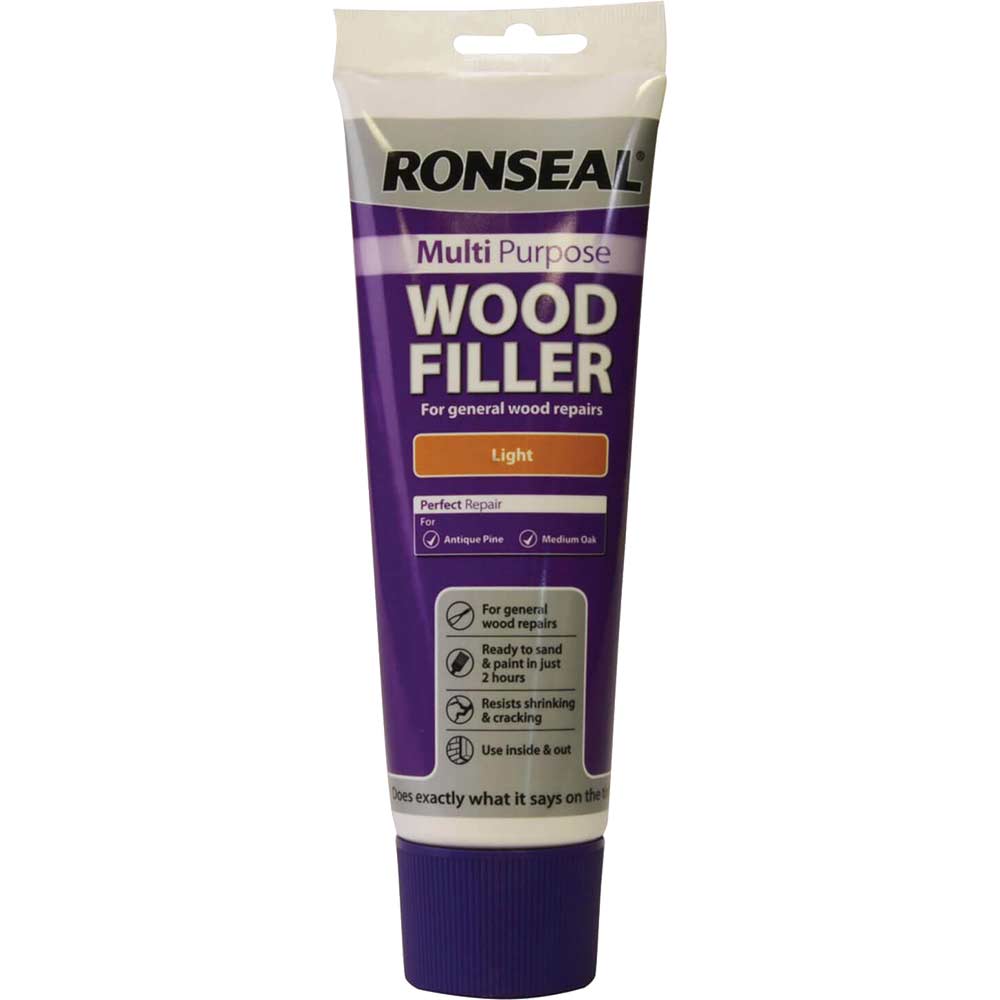 Image of Ronseal Multi Purpose Wood Filler Tube Light 325g