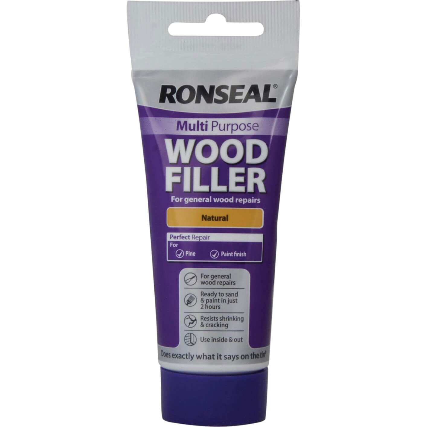 Image of Ronseal Multipurpose Wood Filler Tube Natural 100g