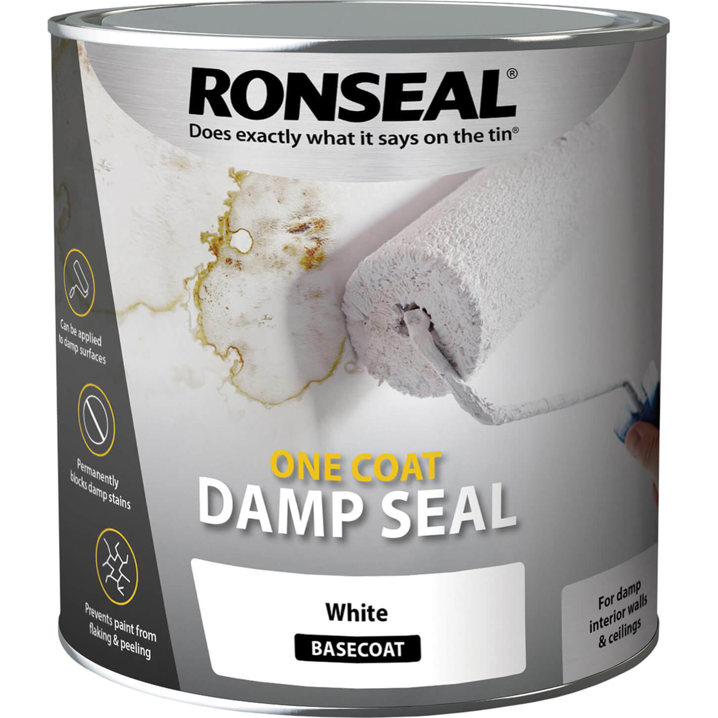 Ronseal One Coat Damp Seal White 2.5l