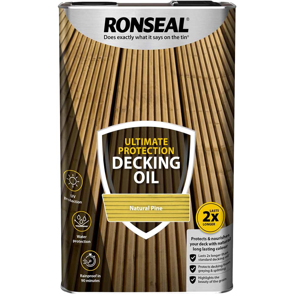 Ronseal Ultimate Protection Decking Stain Natural Pine 5l