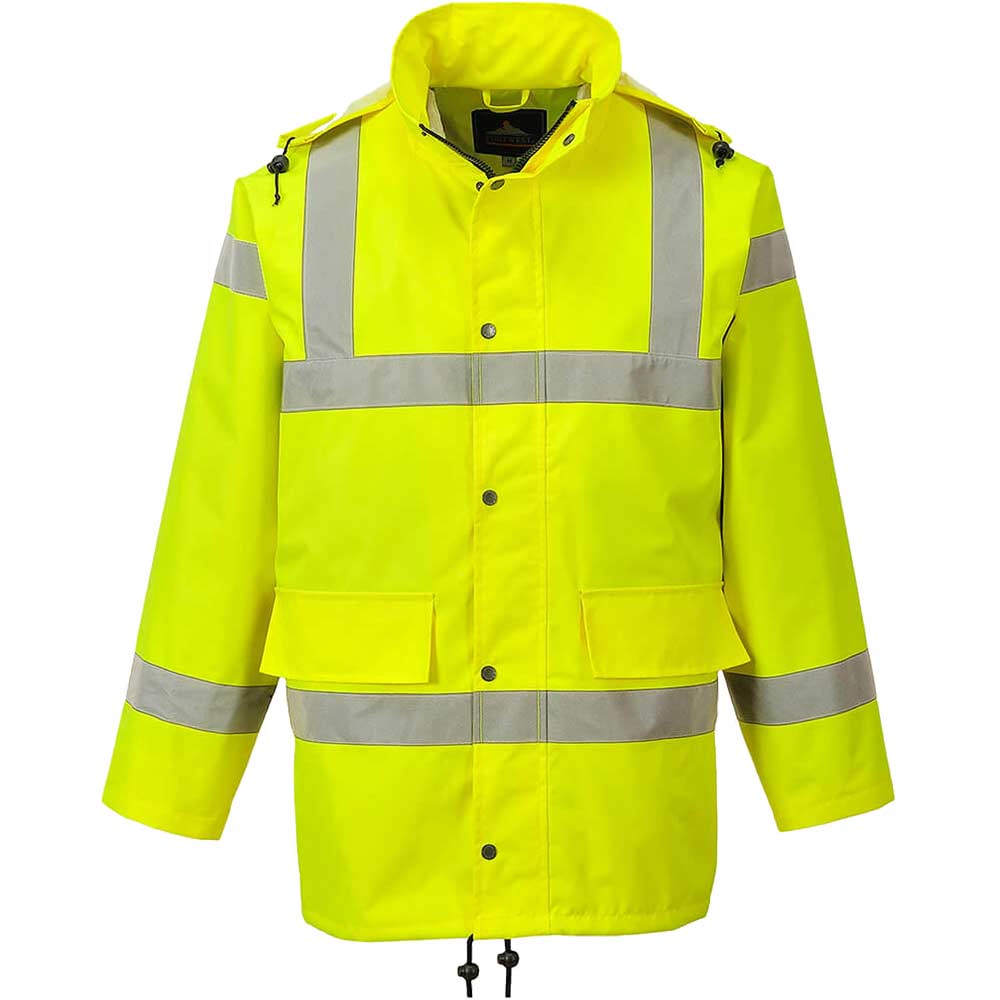 Photo of Oxford Weave 300d Class 3 Breathable Hi Vis Jacket Yellow 3xl