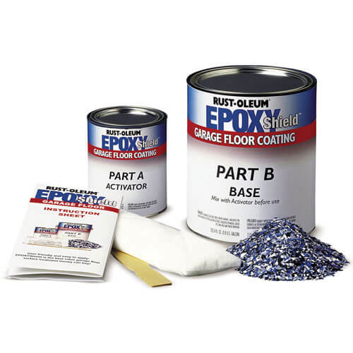Image of Rust Oleum Epoxy Shield Garage Floor Paint Kit Grey 2.5l