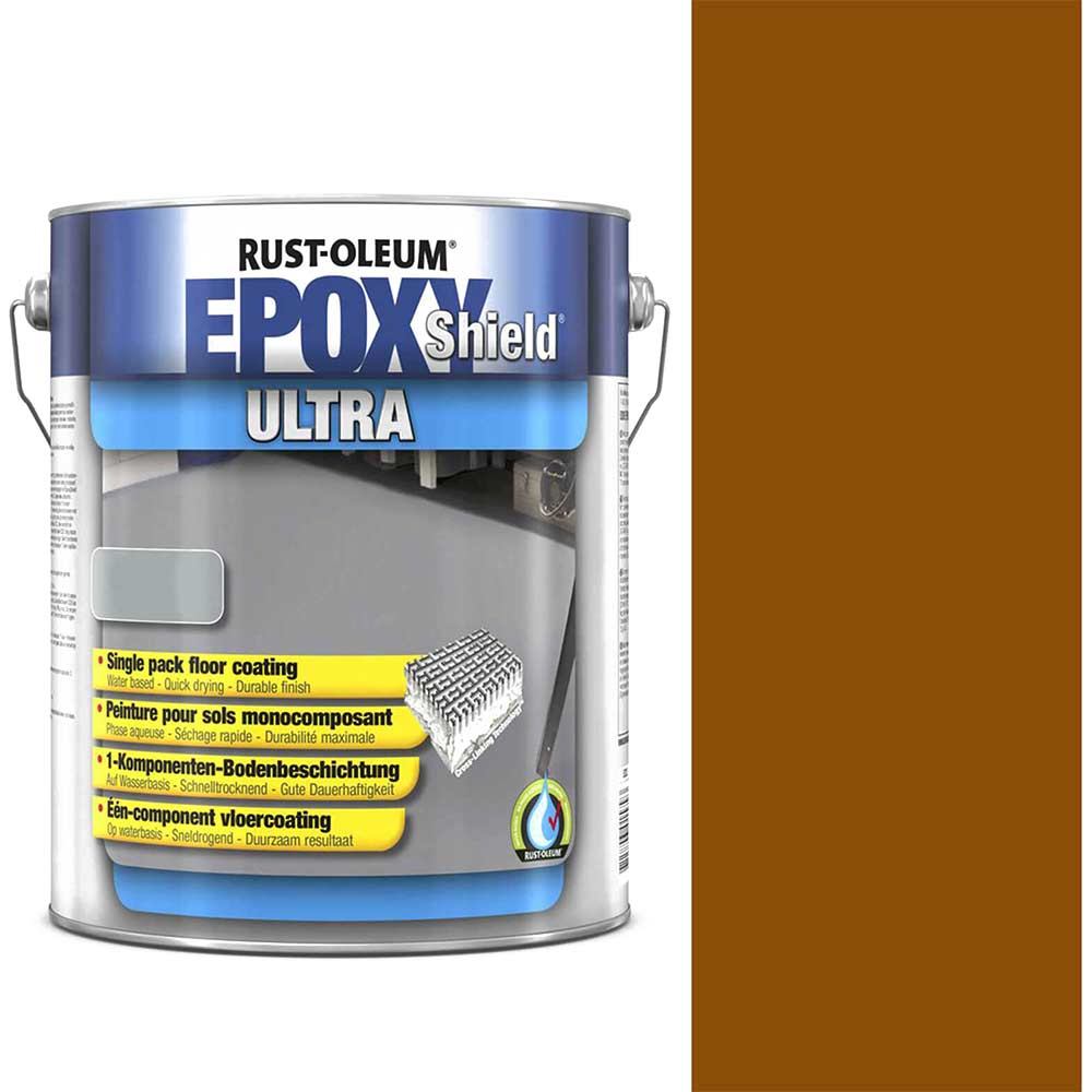 Photo of Rust Oleum Epoxy Shield Ultra Floor Coating Paint English Red 5l
