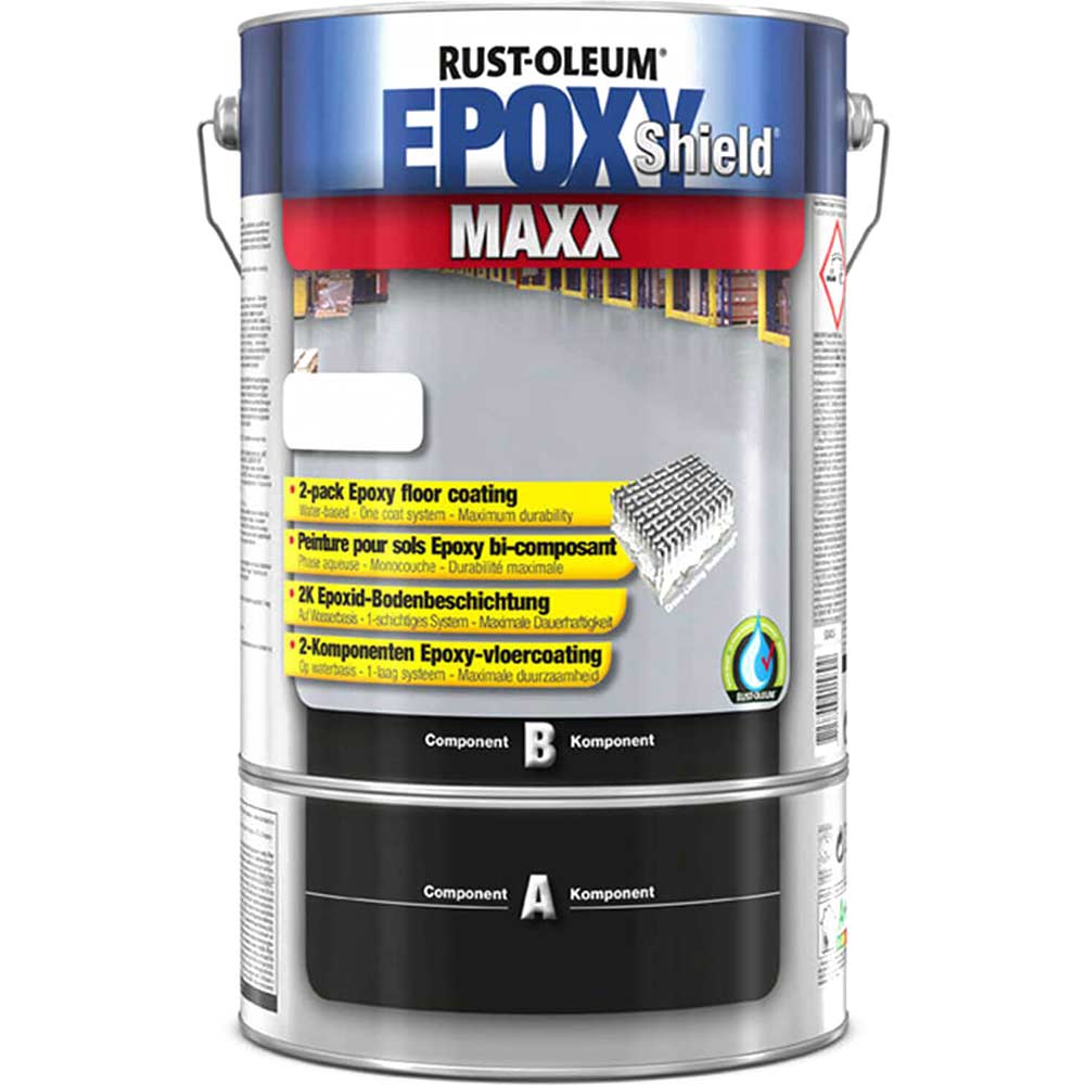 Photo of Rust Oleum Epoxy Shield Maxx Floor Coating Paint Clear Ivory 5l