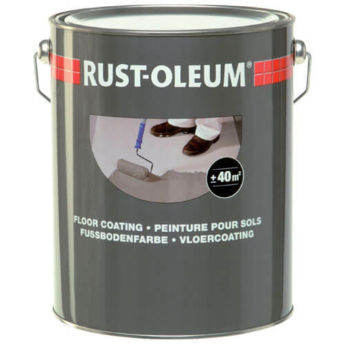 Image of Rust Oleum High Gloss Floor Paint Clear Ivory 750ml